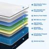 DH DIGLANT HOME Full Mattress, 14Inch Euro Top Hybrid Memory Foam Mattress with Pocket Springs, Medium Feel Full Size in Box, Pressure Relief & Motion Isolation, CertiPUR-US Certified, 54"*75" view 3