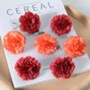 100Pcs Silk Carnation Heads Bulk Carnation Artifical Flowers Heads 2.1 Inch Light Pink Faux Carnation Heads for Wedding Bridal Floral Arrangement DIY Wreaths view 4