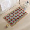 Bath mats for Bathroom,Bathroom Rugs,Bath mat,Bathroom Rug,Suitable for Bathroom Door Water Absorption Quick Drying Toilet Bathroom Bathroom Carpet Bedroom Plush and Other Scenes(A) view 1