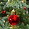 Christmas Balls Ornament Christmas Hanging Balls Set Plastic Christmas Ornaments Balls Christmas Balls with Hanging Loop Decorative Hanging Ball Ornaments Tree House Holiday view 4