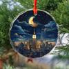 CanvasWis New York City Xmas Landscape Design 1 Crystall Glass Ornament For Home Decorations Xmas Tree Hanging Ornament Gifts for House Warming Keepsake Christmas Gift view 4