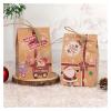 WHYLE Home Life 10/20pcs Kraft Paper Candy Box House Shape Cookie Gift Packaging Boxes New Year Party Xmas Tree Home Decoration Kids Favors Christmas(Mix Style,10pcs) view 4