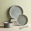 Stone Lain Bao 12-Piece Dinnerware Set Stoneware, Blue-Grey view 2