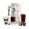 Ninja Pod & Grounds | Coffee Maker | XL Single-Serve | K-Cup Pod Compatible | Brews Grounds | Compact Design | Built-In Milk Frother | 68-oz. Reservoir, 6-oz. Cup to 24-oz. Mug Sizes | Stone |PB055AST view 1