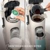 Ninja Pod & Grounds | Coffee Maker | XL Single-Serve | K-Cup Pod Compatible | Brews Grounds | Compact Design | Built-In Milk Frother | 68-oz. Reservoir, 6-oz. Cup to 24-oz. Mug Sizes | Stone |PB055AST view 3