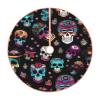 Sugar and Skulls Style Christmas Tree Skirt, 48 Inches Suitable for Christmas Party Christmas Tree Decoration. view 1