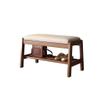 DIEYPOL Footboard Bench Solid Wood Shoe Changing Stool Living Room Household Shoe Changing Stool Entrance Stool Shoe Cabinet view 1