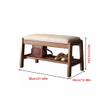 DIEYPOL Footboard Bench Solid Wood Shoe Changing Stool Living Room Household Shoe Changing Stool Entrance Stool Shoe Cabinet view 2