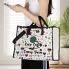 JNIAP Crochet Tote Bag For Crochet Lovers Knitting Shoulder Bag Yarn Lover Bag Keep Calm And Carry Yarn Crocheters Gifts (Keep Calm Tote) view 2