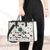 JNIAP Crochet Tote Bag For Crochet Lovers Knitting Shoulder Bag Yarn Lover Bag Keep Calm And Carry Yarn Crocheters Gifts (Keep Calm Tote) view 3