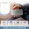 2 Pcs Travel Pillow Alternative, Head Support Strap, Headrest Travel Pillow, Neck Support Band, Airplane Head Strap, Travel Head Support Band, Neck Brace for Sleeping on Airplane Car (Gray) view 2