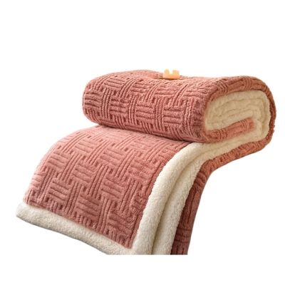 Throw Blanket,Super Soft Cozy Blankets,Thick and Warm Blanket for Winter,for Women,Bed,Sofa,Chair,Camping and Travel(Peach Pink,100X150cm/39X59IN)