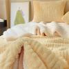 Throw Blanket,Super Soft Cozy Blankets,Thick and Warm Blanket for Winter,for Women,Bed,Sofa,Chair,Camping and Travel(Peach Pink,100X150cm/39X59IN) view 4