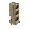 Bedside Table, Multi-Purpose Bedside Table Bed Table Small Apartment Movable Lockers Sofa Side Wardrobe Bedside Cabinet Side Table for Bedside Tables and Kitchen Essentials(Grey) view 1