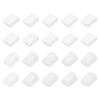 MECCANIXITY 100pcs Adhesive Cable Clips White Cord Clip Wire Holder Organizer Wall Cord Management Cable Organization for Office Desk Wall Cable Bundles view 1