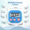 24 Pack Digital Kitchen Timer Magnetic Digital Timer with Big Display Loud Ring Cooking Timers for Kitchen Electronic Timer for Cooking, Bathing, Gym, Break Time, Classroom(6 Color) view 2