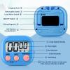 24 Pack Digital Kitchen Timer Magnetic Digital Timer with Big Display Loud Ring Cooking Timers for Kitchen Electronic Timer for Cooking, Bathing, Gym, Break Time, Classroom(6 Color) view 4