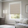 BERISSA Cordless Roman Shades,Linen Fabric,Blackout,Light Brown,67"W x 78"H view 1