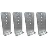 4 Pack 12" Galvanized L-Type Boat Trailer Bunk Bracket, Heavy Duty (4 Pack) view 1