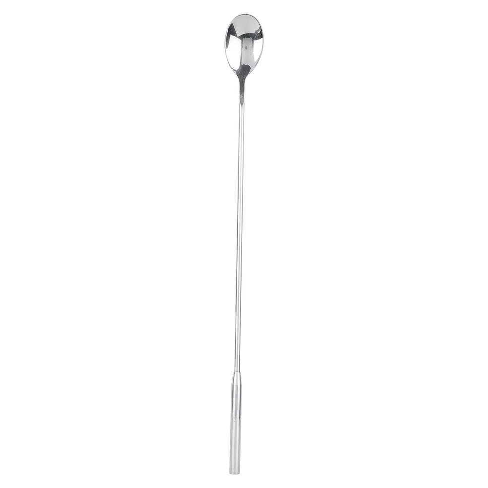 1PC 11.8 Stainless Steel Cocktail Mixing Spoon, Long Handle Design with Weighted Teardrop End
