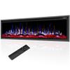 72" Electric Fireplace Recessed Linear view 1
