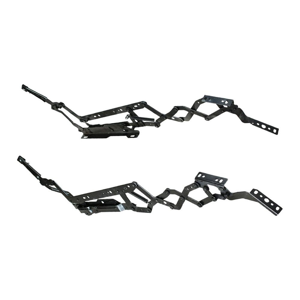 HomeLoft Basics 2Pcs Sofa Footrest Hinges Replacement, Folding Hinge Furniture Hardware Accessories, Multifunctional Adjustable Angle Recliner Chair Hinge, 102cmx36cm
