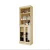 Palace Imports 100% Solid Wood 2-Drawer Pantry w/ 2 Glass Doors, Yellow, 32" w x 71.5" h, Renewable Eco-Friendly Pine, Made in Brazil view 4