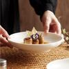 CHICKEN Dinnerware Plates Small Plate Dish Household Small Vegetable Plate White Ceramic Shallow Plate Stir-fry Plate Breakfast Plate Smooth Dinner Plate(7.8inch) view 4