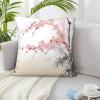 SDTYKHJ Throw Pillow Covers Decorative Square Pillow Covers 12"x12" Cherry Blossoms Tree Zen Pillowcases Double Sided Pillow Cases Soft Plush Cushion Case for Living Room Bedroom Sofa view 1