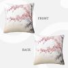 SDTYKHJ Throw Pillow Covers Decorative Square Pillow Covers 12"x12" Cherry Blossoms Tree Zen Pillowcases Double Sided Pillow Cases Soft Plush Cushion Case for Living Room Bedroom Sofa view 3