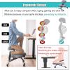 HDYZJQ Kneeling Desk Chair Adjustable Height with Wheels, Ergonomic Posture Chair for Office Home and Yoga Enthusiasts, Meditation Fanatics, No Back Criss Cross Chair, Gray view 4