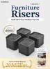 EclatBain Adjustable Bed Risers 3&4.3 Inch, 4000 lbs, 4 Pack White view 3