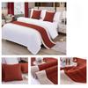 WMLTZFUS New Hotel Bed Runner Modern Simple Hotel Bed Scarf Light Luxury Double-Sided Bed Foot Blanket Hotel Decor Luxury Bed Throws for Foot of Bed view 2