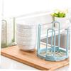 STOBAZA Kitchen Bowls Holder White Dish Drying Rack for Efficient Drainage Compact Storage for Spaces Kitchen Accessory for Organized Dish Washing view 2