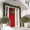 Lighted Artificial Christmas Urn Filler,Holiday Planter Filler,Tripod Stake and 60 LED Lights,Light Up Xmas Pine Trees with Cones,Holiday Planters Outdoor Light Up Planter Filler Holiday Home (C) view 2