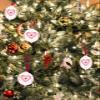 2024 Christmas Ornament Happy Valentine's Day Romantic Love Heart,Acrylic Hanging Accessories Christmas Tree Decoration for Party Holiday,Pink Hearts Lattice Leaf Shape Xmas Pendant 8 Pieces view 2
