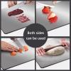 316 Cuttingboard, Chopping Board Steel, Metal Chopping Board, Double-sided Design, Easy to Clean, Round Hole for Hanging, Saves Space, Suitable for Dishwasher, Can Be Used in Home Kitchen(25*15cm/9.8* view 3