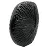 Bergamo Art 11" Decorative Handmade Aluminum Round Flower Vase in Black view 3