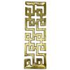 Bergamo Art 16 inch Long Decorative Handmade Aluminum Modern Tray in Gold view 1