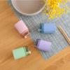 STOBAZA Automatic Toothpick Dispenser Portable Toothpick Holder with Press Button Pop-up Design Straw Material Compact Size 3.54X2.16X2.16In for Home and Travel view 4