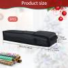 3 Pcs Wrapping Paper Organizer,29x5x5 Inch Large Capacity Space Saving Paper Bag Containers Include Oxford Fabric,Versatile Wrapping Paper Bag,Christmas Wrap Paper Holder for Home view 2