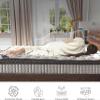 Twin Size Mattress, 10 Inch Gel Memory Foam and Innerspring Hybrid Mattress in a Box with Individual Pocket Spring for Motion Isolation & Pressure Relief, CertiPUR-US, Medium Firm (10 Inch, Twin) view 4