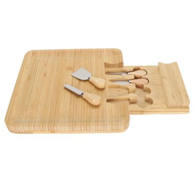Hardness, Hygienic, Odorless Wood Cheese Board, Multifunctional Cheese Meat Tray, Nature Material, High Strength, for Serving Fruit, with Warm Color Tones, More Aesthetically