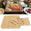 Hardness, Hygienic, Odorless Wood Cheese Board, Multifunctional Cheese Meat Tray, Nature Material, High Strength, for Serving Fruit, with Warm Color Tones, More Aesthetically view 3