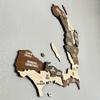 3D Haiti Wooden Country Map Wall Art Decor - Unique Handmade Housewarming Gift for Haiti, Perfect for Home or Office Dcor (15.7"x11.8" | 40 x 30 cm) view 3