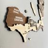 3D Haiti Wooden Country Map Wall Art Decor - Unique Handmade Housewarming Gift for Haiti, Perfect for Home or Office Dcor (15.7"x11.8" | 40 x 30 cm) view 4
