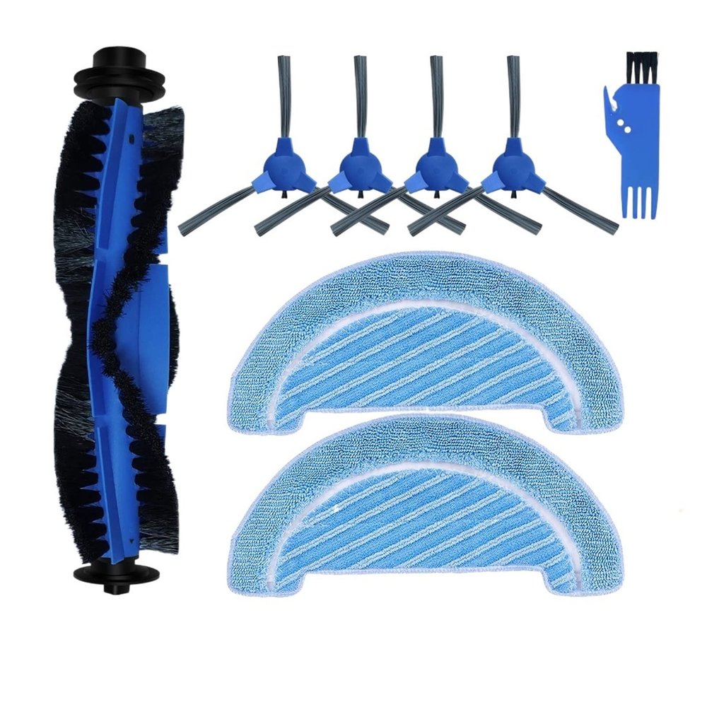 ROBAUN Compatible with 1099/1990 Replacement Spare Parts Main Side Brush Filter Mop Rag(Set A)