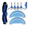 ROBAUN Compatible with 1099/1990 Replacement Spare Parts Main Side Brush Filter Mop Rag(Set A) view 1