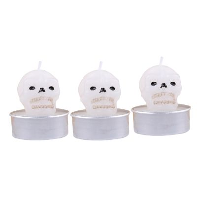 MOMOJIA Pack of 3 Hauntingly Funny Black Cats Pumpkin Paraffin Enhances Your Halloween Theme Centerpieces Decoration