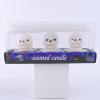 MOMOJIA Pack of 3 Hauntingly Funny Black Cats Pumpkin Paraffin Enhances Your Halloween Theme Centerpieces Decoration view 3